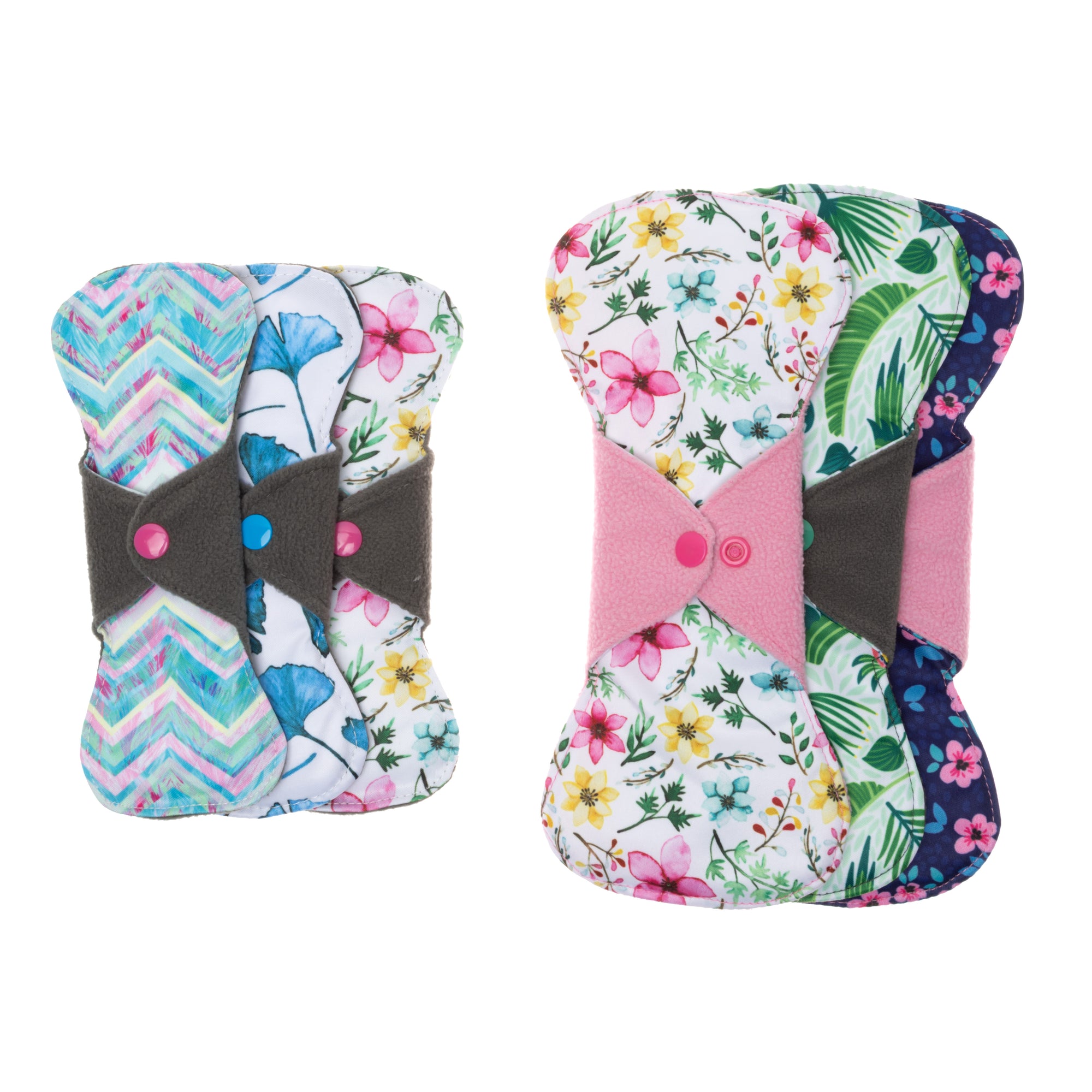 Reusable Cloth Menstrual Pads - Zig Zag Shape
