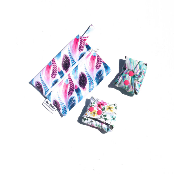 Handbag friendly size wetbags