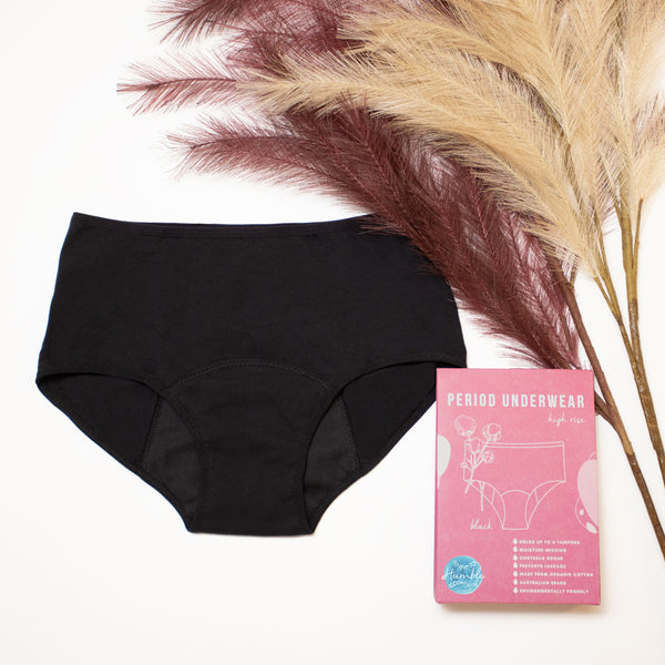 Period and Incontinence Underwear - My Humble Earth High Rise Hip Hugger 2 Pack