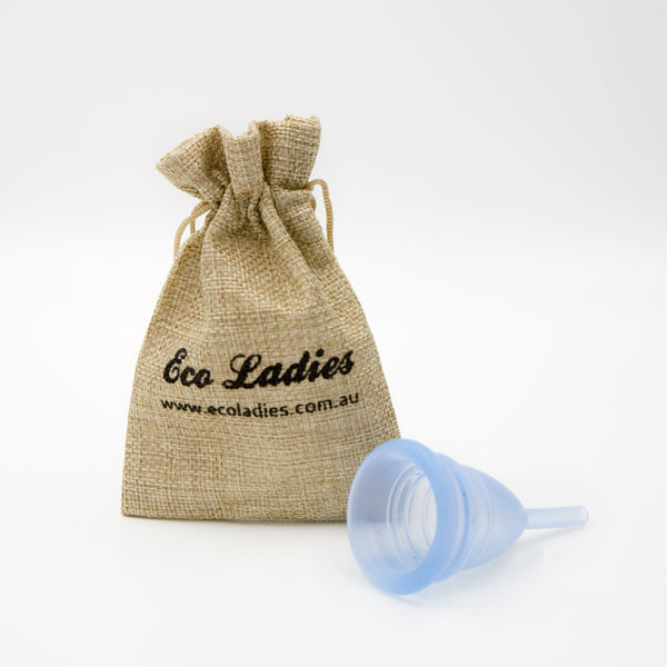 Menstrual Cups Period Cups Reusable Tampons The Moon Cup® - Rain Drop Blue